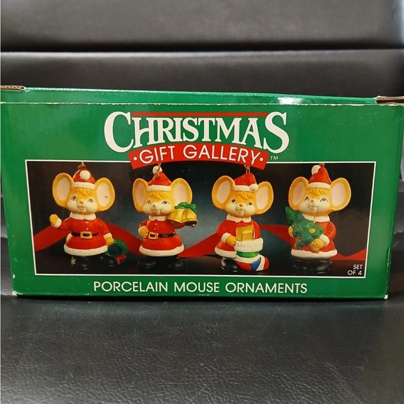 17 Vintage Christmas Mouse Ornaments